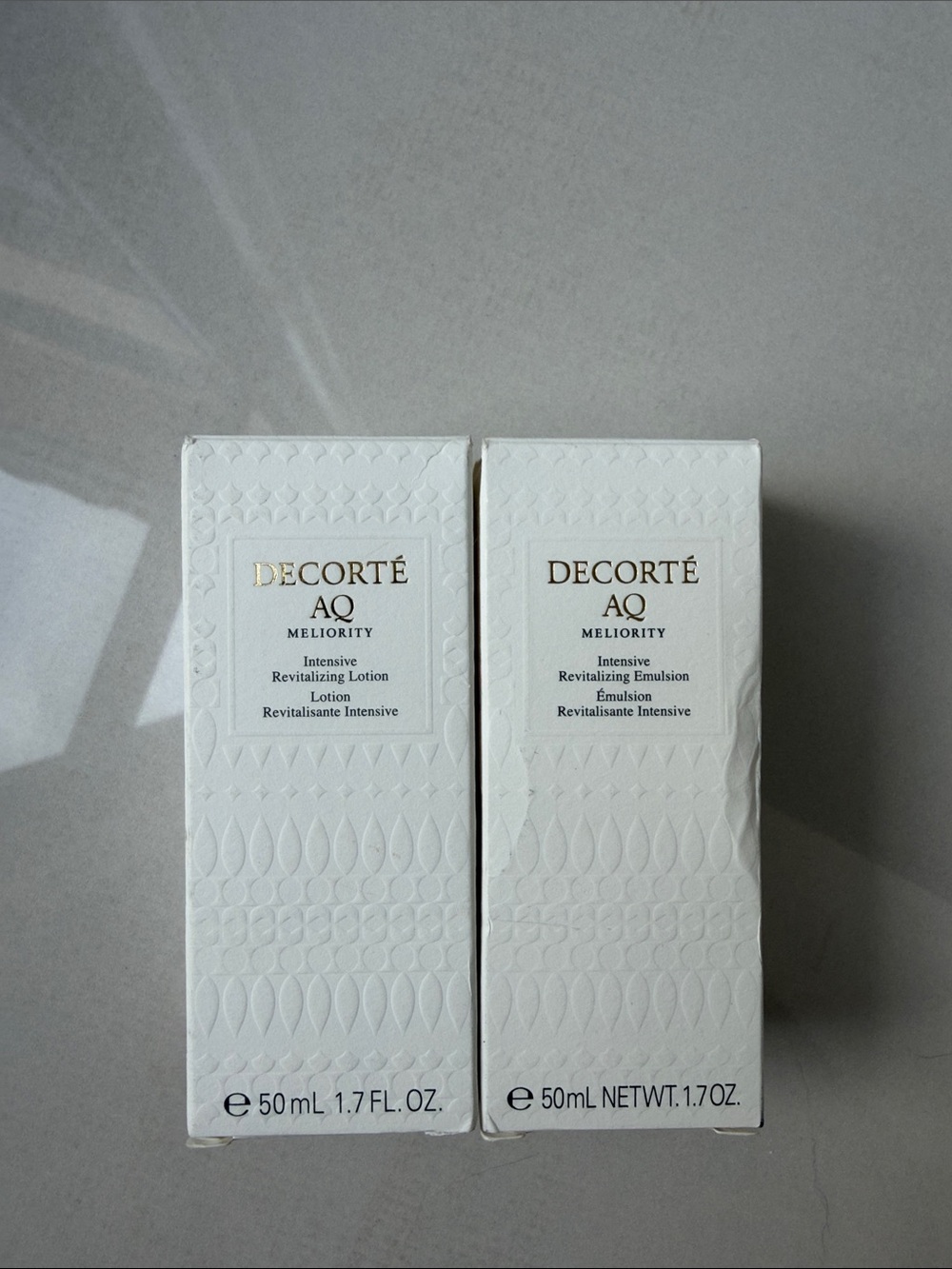 Decorte AQ Meliority Intensive Revitalizing Lotion & Emulsion